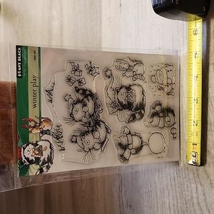 Brand New Penny Black Stamp Set! Unmounted Clear Stamps.